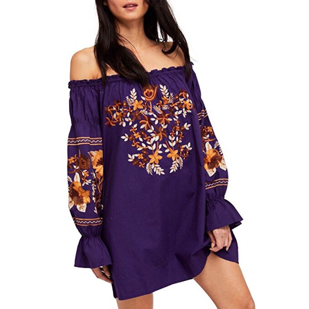 BNWT Free People - Fleur Du Jour Shift Dress - Picture 2 of 6
